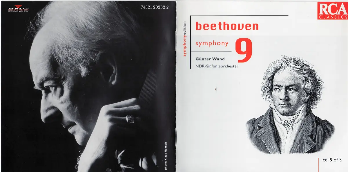 Beethoven - Symphonies - Gunter Wand - 5CD -  FLAC .webp
